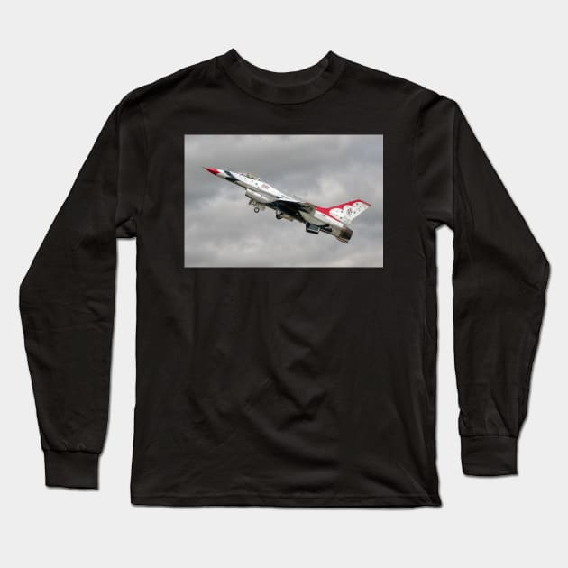 USAF Thunderbird Takeoff Long Sleeve T-Shirt by SteveHClark